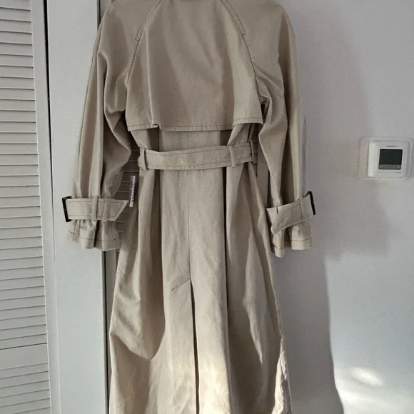 ASOS Cotton Oversized Trench Coat - Picture 3 of 10